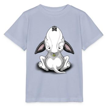 Black Ears Bullterrier - Stanley/Stella Kinder T-Shirt MINI CREATOR  - Lavendel-Violett - Vorne - Braiden (125cm)