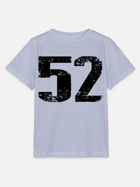 52 Zahl Trikot - Stanley/Stella Kinder T-Shirt MINI CREATOR  - Lavendel-Violett