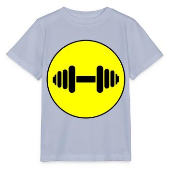 Hantel gewichte icon - Stanley/Stella Kinder T-Shirt MINI CREATOR  - Lavendel-Violett - Vorne - Braiden (125cm)