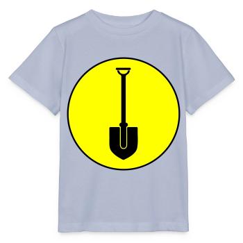 Schaufel icon Kreis - Stanley/Stella Kinder T-Shirt MINI CREATOR  - Lavendel-Violett - Vorne - Braiden (125cm)