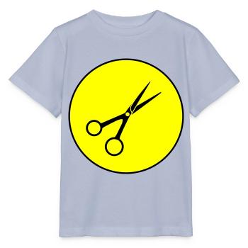 Scissors Barber Circle - Stanley/Stella MINI CREATOR Kids’ T-Shirt - lavender-violet - Front - Braiden (125cm)