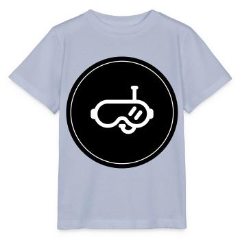 Taucherbrille Kreis - Stanley/Stella Kinder T-Shirt MINI CREATOR  - Lavendel-Violett - Vorne - Braiden (125cm)