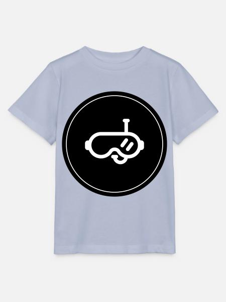 Taucherbrille Kreis - Stanley/Stella Kinder T-Shirt MINI CREATOR  - Lavendel-Violett