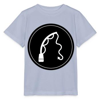 Fishing rod fishing icon - Stanley/Stella MINI CREATOR Kids’ T-Shirt - lavender-violet - Front - Braiden (125cm)