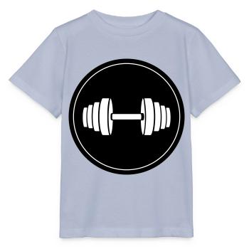 Hantel gewichte Kreis - Stanley/Stella Kinder T-Shirt MINI CREATOR  - Lavendel-Violett - Vorne - Braiden (125cm)
