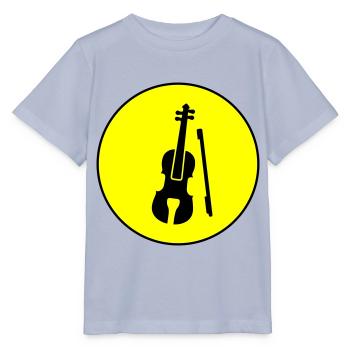 Violin icon icon - Stanley/Stella MINI CREATOR Kids’ T-Shirt - lavender-violet - Front - Braiden (125cm)
