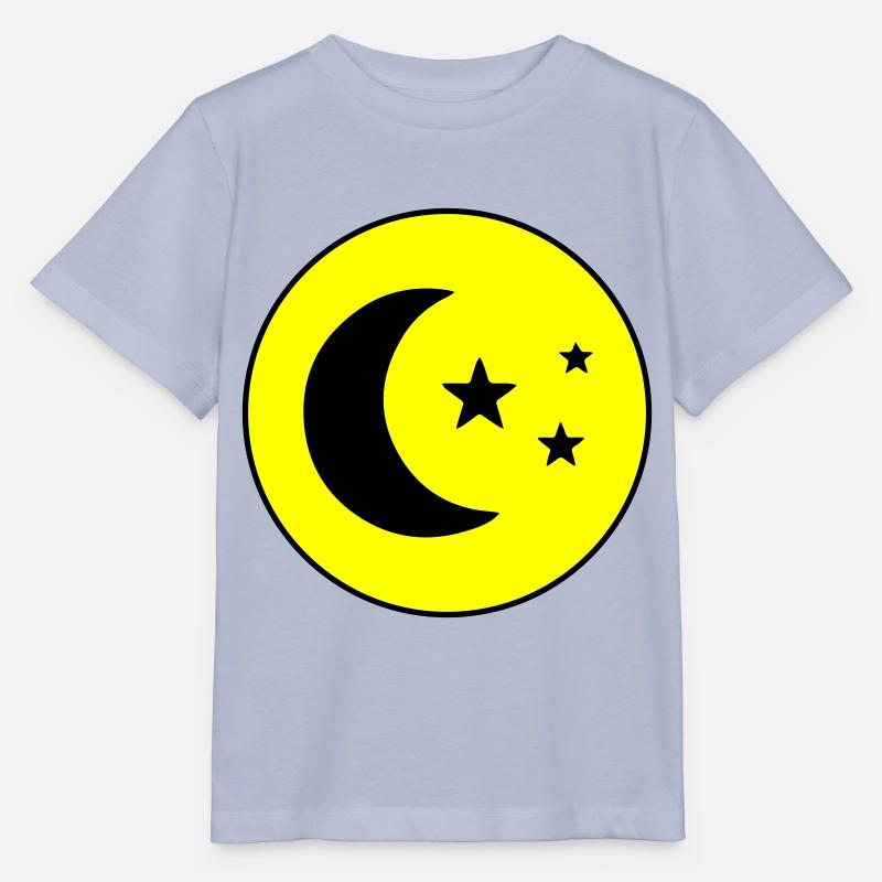 Icône de lune - T-shirt bio MINI CREATOR Stanley/Stella Enfant - lavande-violet