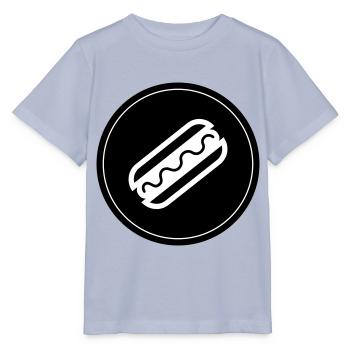 Hotdog Foodie Symbol - Stanley/Stella MINI CREATOR Kids’ T-Shirt - lavender-violet - Front - Braiden (125cm)