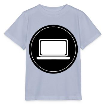 Ordinateur portable Pc Office - T-shirt bio MINI CREATOR Stanley/Stella Enfant - lavande-violet - Devant - Braiden (125cm)