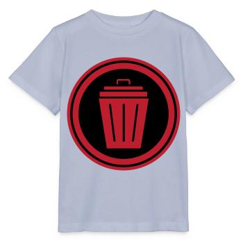 Icône de poubelle - T-shirt bio MINI CREATOR Stanley/Stella Enfant - lavande-violet - Devant - Braiden (125cm)