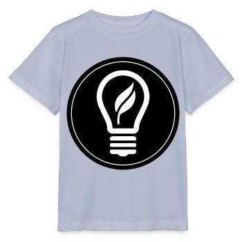 Light bulb icon - Stanley/Stella MINI CREATOR Kids’ T-Shirt - lavender-violet - Front - Braiden (125cm)