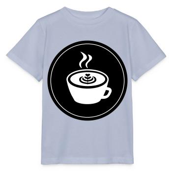 Kaffee Logo - Stanley/Stella Kinder T-Shirt MINI CREATOR  - Lavendel-Violett - Vorne - Braiden (125cm)