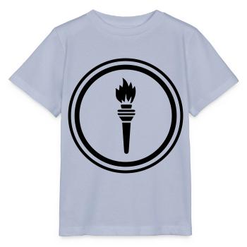 Flamme Symbol - Stanley/Stella Kinder T-Shirt MINI CREATOR  - Lavendel-Violett - Vorne - Braiden (125cm)
