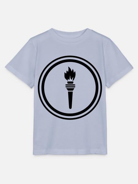 Flamme Symbol - Stanley/Stella Kinder T-Shirt MINI CREATOR - Lavendel-Violett