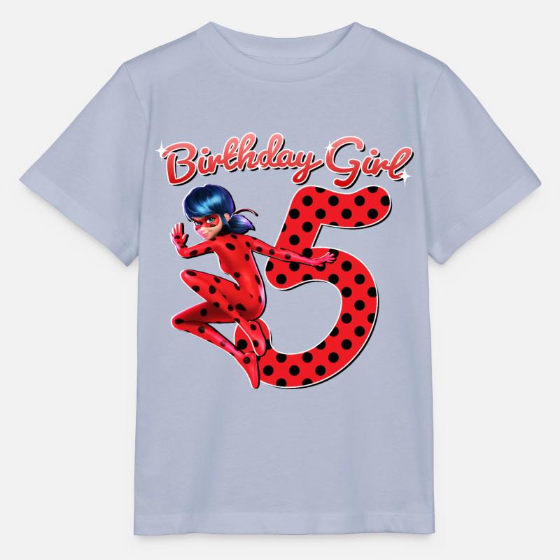 Miraculous Ladybug 5th Birthday Outfit Gift - Maglietta per bambini MINI CREATOR di Stanley/Stella - lavanda-violetto