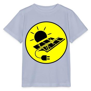 Photovoltaik Anlage Symbol Solar Energie - Stanley/Stella Kinder T-Shirt MINI CREATOR  - Lavendel-Violett - Vorne - Braiden (125cm)