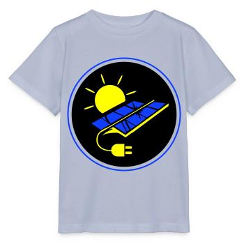 Photovoltaik Anlage Symbol Solar Energie - Stanley/Stella Kinder T-Shirt MINI CREATOR  - Lavendel-Violett - Vorne - Braiden (125cm)