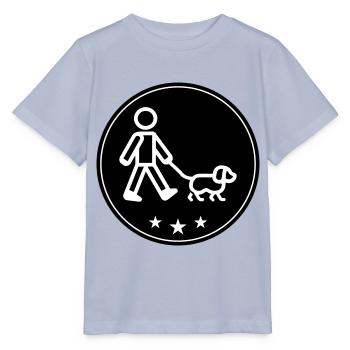 Gassi Gehen Hund - Stanley/Stella Kinder T-Shirt MINI CREATOR  - Lavendel-Violett - Vorne - Braiden (125cm)
