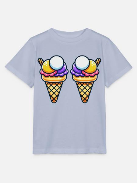 eiscreme 2 - Stanley/Stella Kinder T-Shirt MINI CREATOR  - Lavendel-Violett