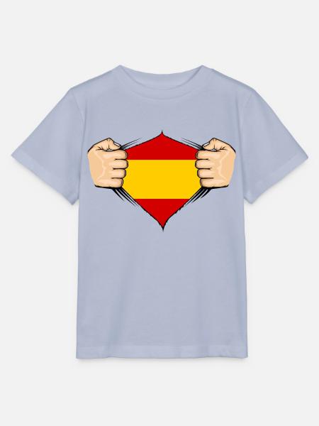 Spanien Flagge Design - Stanley/Stella Kinder T-Shirt MINI CREATOR  - Lavendel-Violett