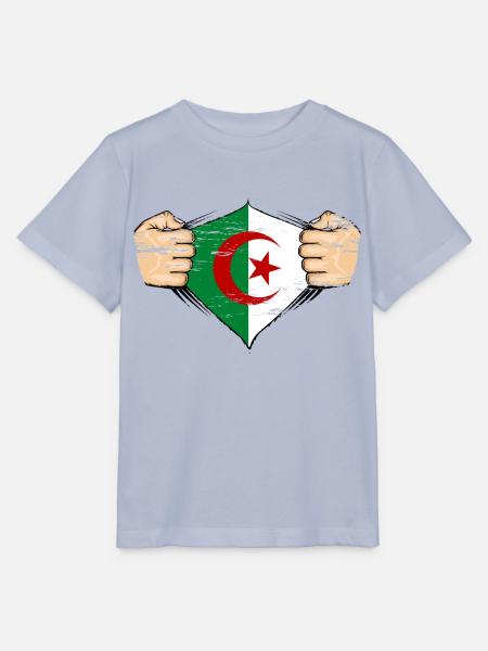 Algerien Flagge Design used - Stanley/Stella Kinder T-Shirt MINI CREATOR - Lavendel-Violett