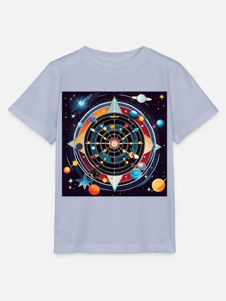 Infinity Bullseye - Stanley/Stella Kinder T-Shirt MINI CREATOR  - Lavendel-Violett
