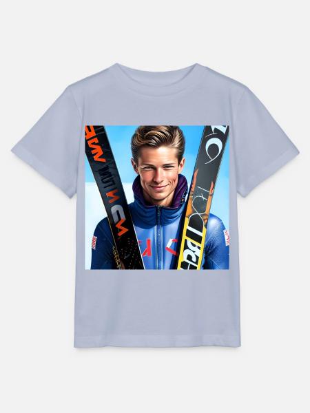 Skispringer - Stanley/Stella Kinder T-Shirt MINI CREATOR - Lavendel-Violett