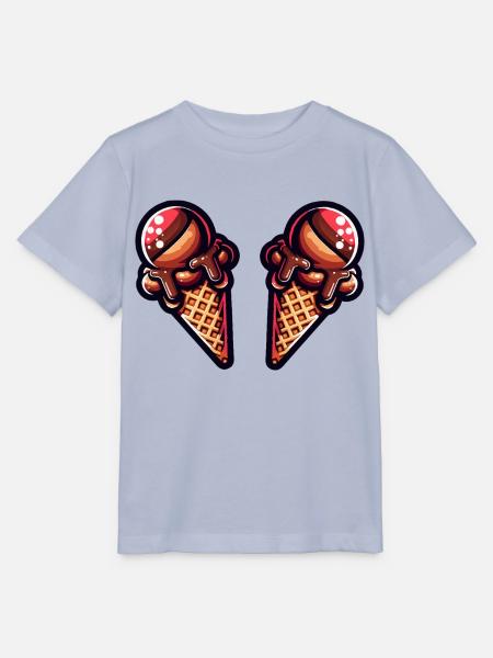 Eiscreme - Stanley/Stella Kinder T-Shirt MINI CREATOR  - Lavendel-Violett