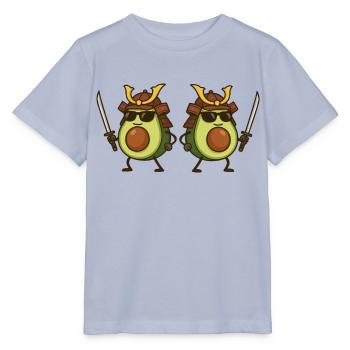 Avocado Samurai 2 - Stanley/Stella MINI CREATOR Kids’ T-Shirt - lavender-violet - Front - Braiden (125cm)