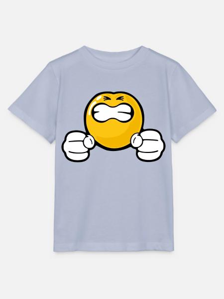 Smiley Anger Incensed - Stanley/Stella Kinder T-Shirt MINI CREATOR - Lavendel-Violett