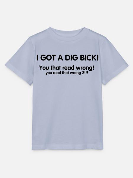 I got a dig bick - Stanley/Stella Kinder-T-shirt MINI CREATOR  - lavendel-violet