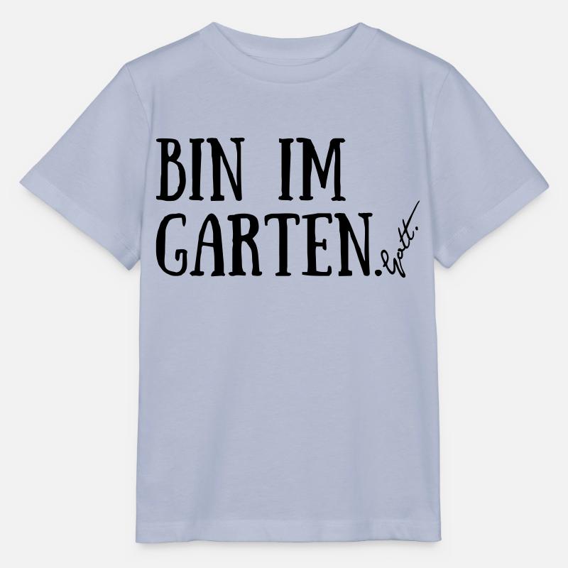 Bin im Garten. Gott. - Stanley/Stella Kinder T-Shirt MINI CREATOR  - Lavendel-Violett