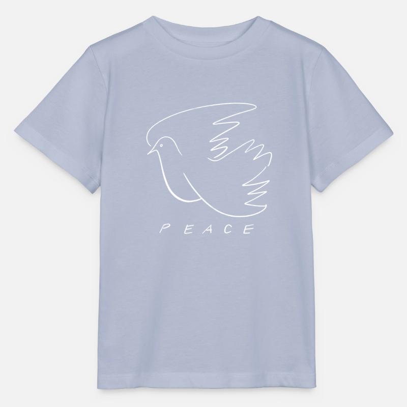 Friedenstaube - Stanley/Stella Kinder T-Shirt MINI CREATOR  - Lavendel-Violett