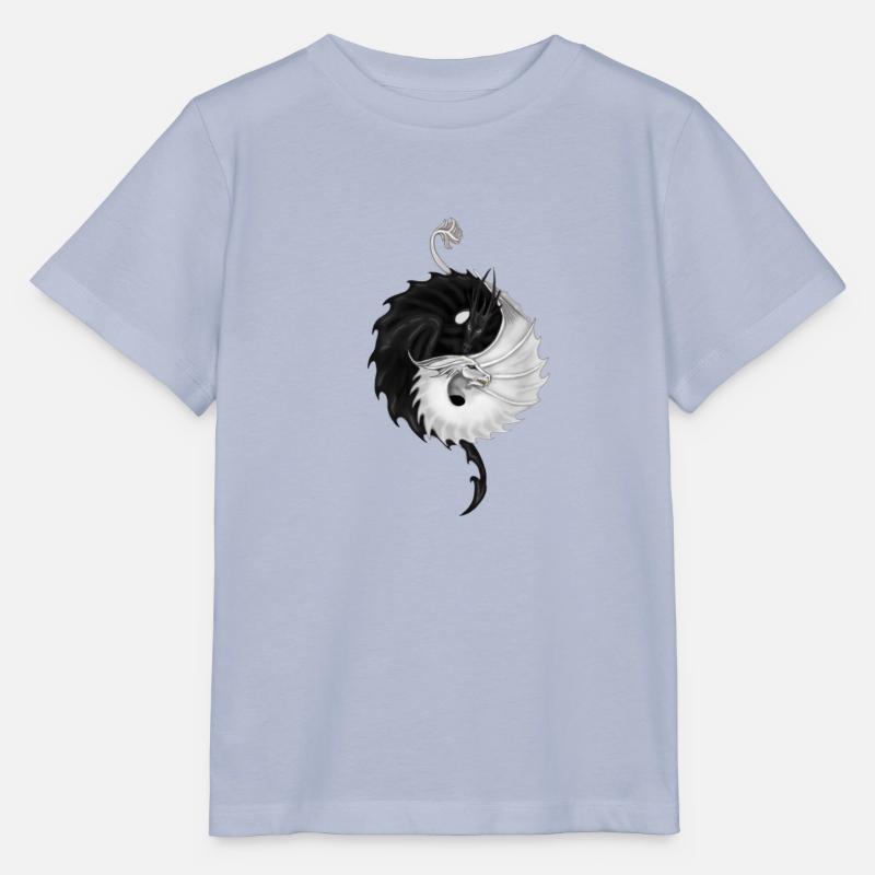 Dragons Yin Yang - T-shirt bio MINI CREATOR Stanley/Stella Enfant - lavande-violet