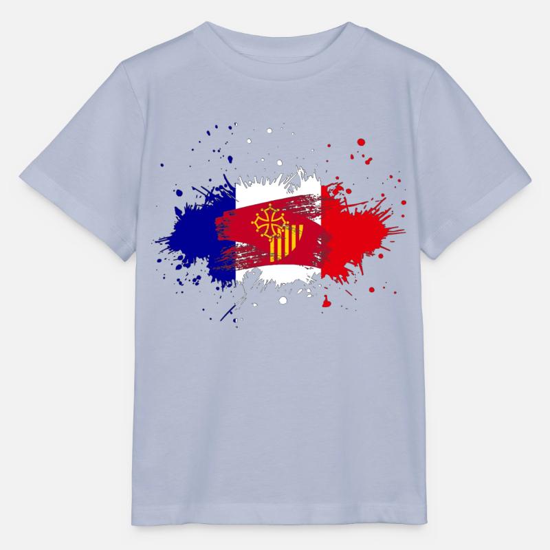 Splash Tricolore Languedoc Roussillon - Stanley/Stella Kinder T-Shirt MINI CREATOR  - Lavendel-Violett