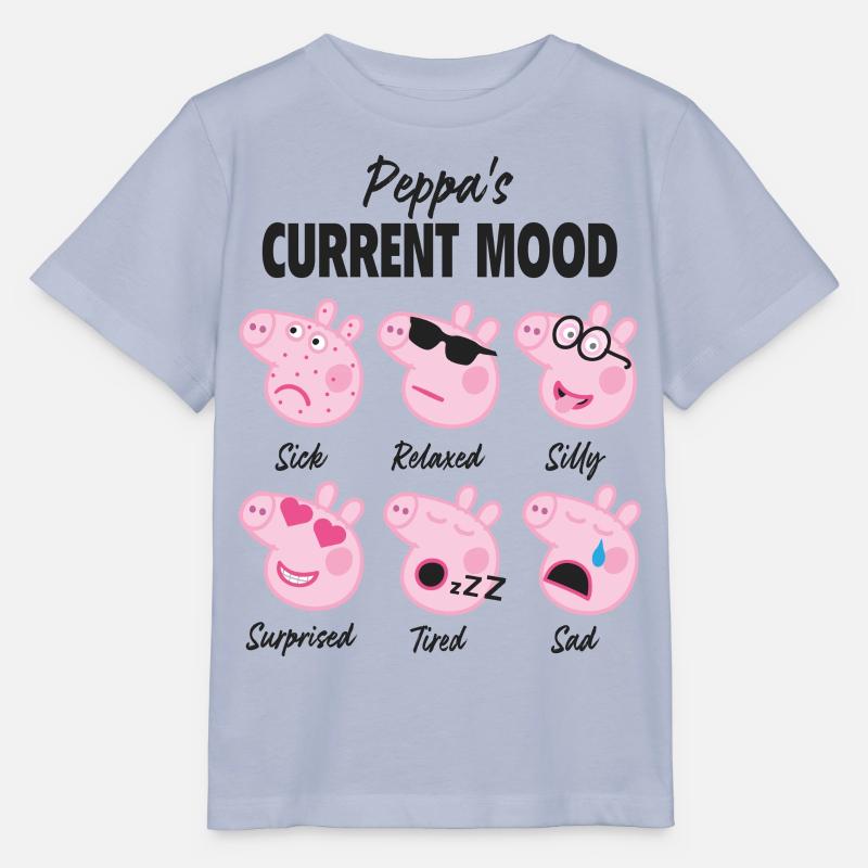 L'umore attuale di Peppa Wutz - Maglietta per bambini MINI CREATOR di Stanley/Stella - lavanda-violetto
