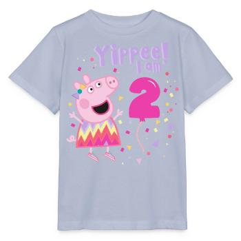 Peppa Pig´s 2nd Birthday Outfit - Stanley/Stella MINI CREATOR Kids’ T-Shirt - lavender-violet - Front - Braiden (125cm)