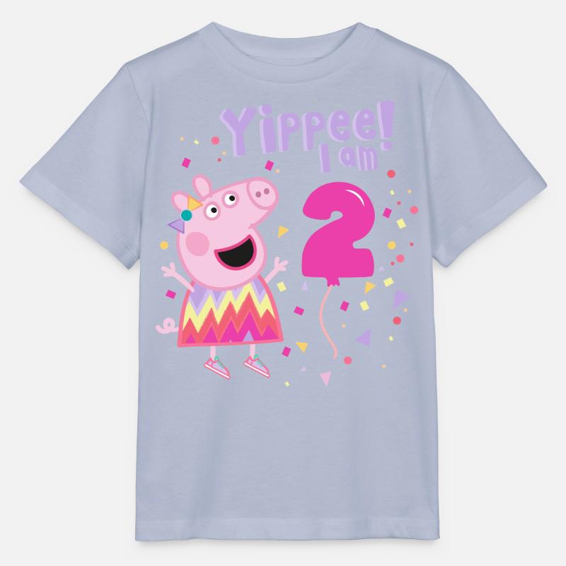 Peppa Pig Sono vestito di compleanno di 2 anni - Maglietta per bambini MINI CREATOR di Stanley/Stella - lavanda-violetto