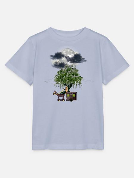 Erdnuss Erdnüsse Kutsche Vollmond Reise Abenteuer - Stanley/Stella Kinder T-Shirt MINI CREATOR  - Lavendel-Violett