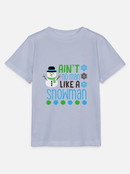 Schneemann - Stanley/Stella Kinder T-Shirt MINI CREATOR - Lavendel-Violett