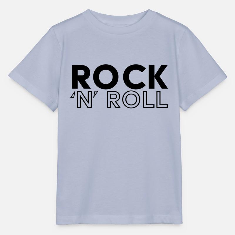 Rock 'n’roll / Rock and Roll / Rock & Roll - T-shirt bio MINI CREATOR Stanley/Stella Enfant - lavande-violet