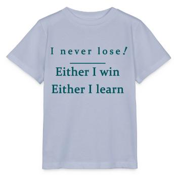 Ich verliere nie - Stanley/Stella Kinder T-Shirt MINI CREATOR  - Lavendel-Violett - Vorne - Braiden (125cm)
