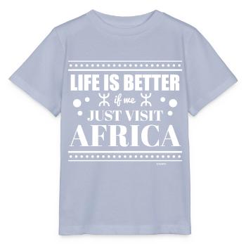 Afrika - Stanley/Stella Kinder T-Shirt MINI CREATOR  - Lavendel-Violett - Vorne - Braiden (125cm)