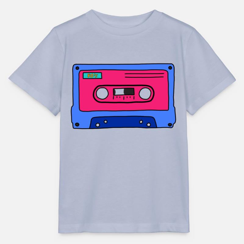 Cassette - Stanley/Stella MINI CREATOR Kids’ T-Shirt - lavender-violet