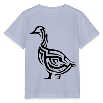Ente Tribal Tattoo - Stanley/Stella Kinder T-Shirt MINI CREATOR  - Lavendel-Violett - Vorne - Braiden (125cm)