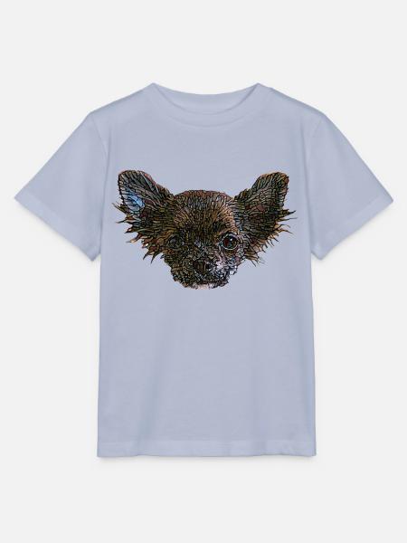 Chihuahua Gesicht - Stanley/Stella Kinder T-Shirt MINI CREATOR  - Lavendel-Violett