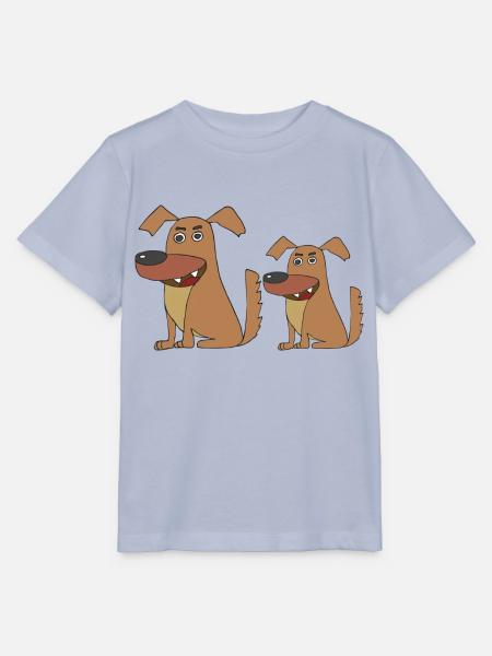 hund gross und klein - Stanley/Stella Kinder T-Shirt MINI CREATOR  - Lavendel-Violett