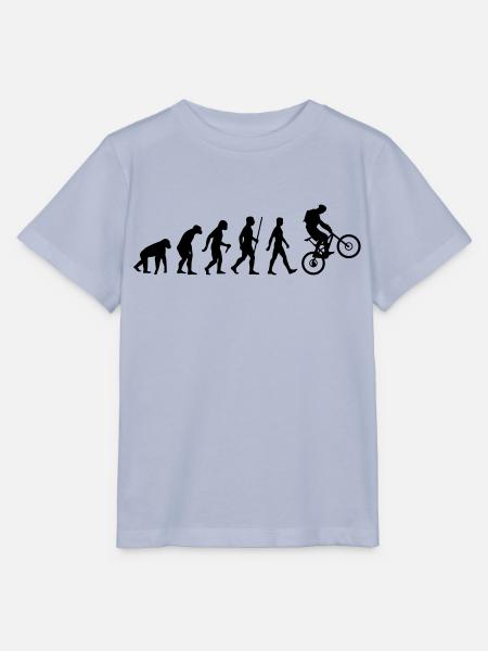 Evolution Mountainbike - Stanley/Stella Kinder T-Shirt MINI CREATOR  - Lavendel-Violett