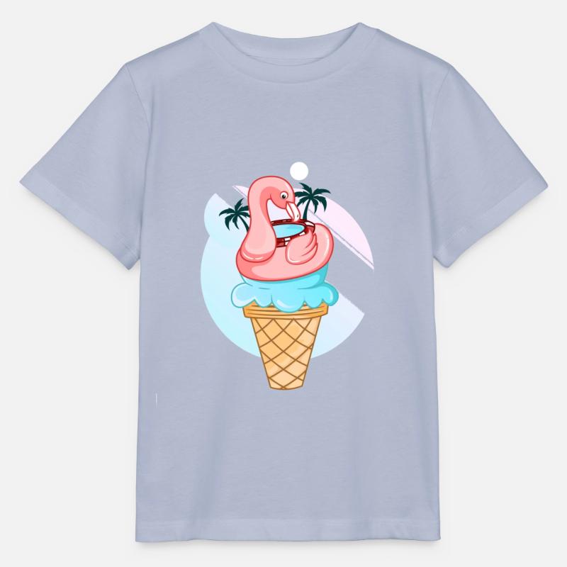 Flamingo Glace - T-shirt bio MINI CREATOR Stanley/Stella Enfant - lavande-violet