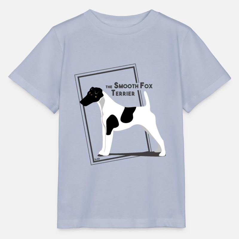 Der Smooth Fox Terrier von IxCÖ - Stanley/Stella Kinder T-Shirt MINI CREATOR  - Lavendel-Violett
